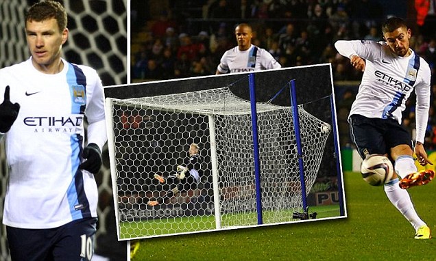 City Capai Semifinal setelah Dua Gol Dzeko Jebol Leicester